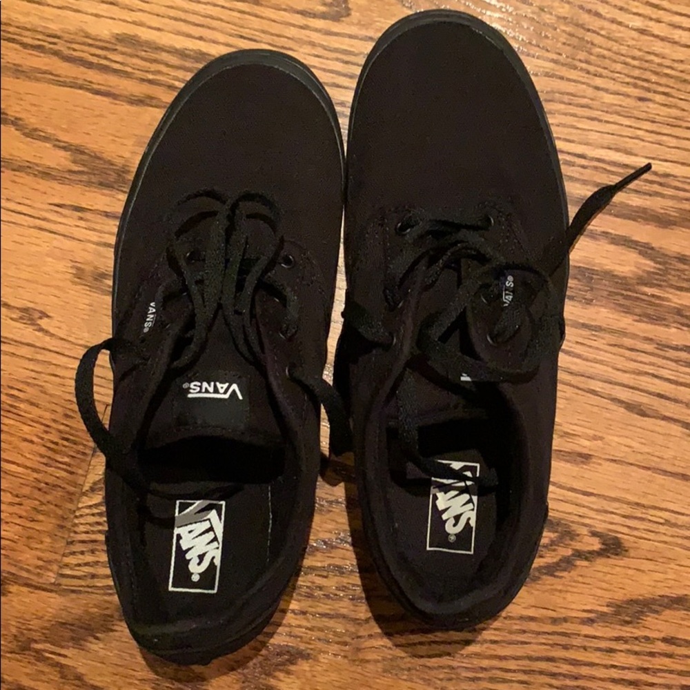 Vans boys canvas sneakers size 7
